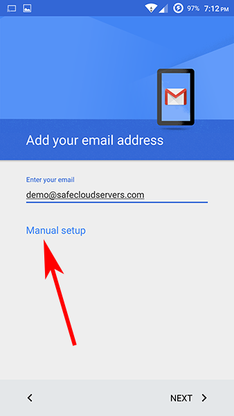 add e-mail to tablet