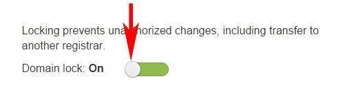 GoDaddy Domain Lock